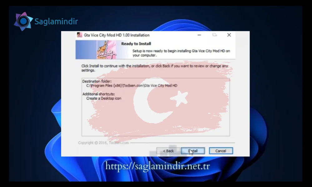 İki kez “İleri”ye tıklayın - Kurulum işlemini başlatmak için “Yükle”ye çift tıklayın.