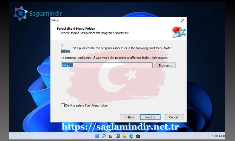 Start menu Bar