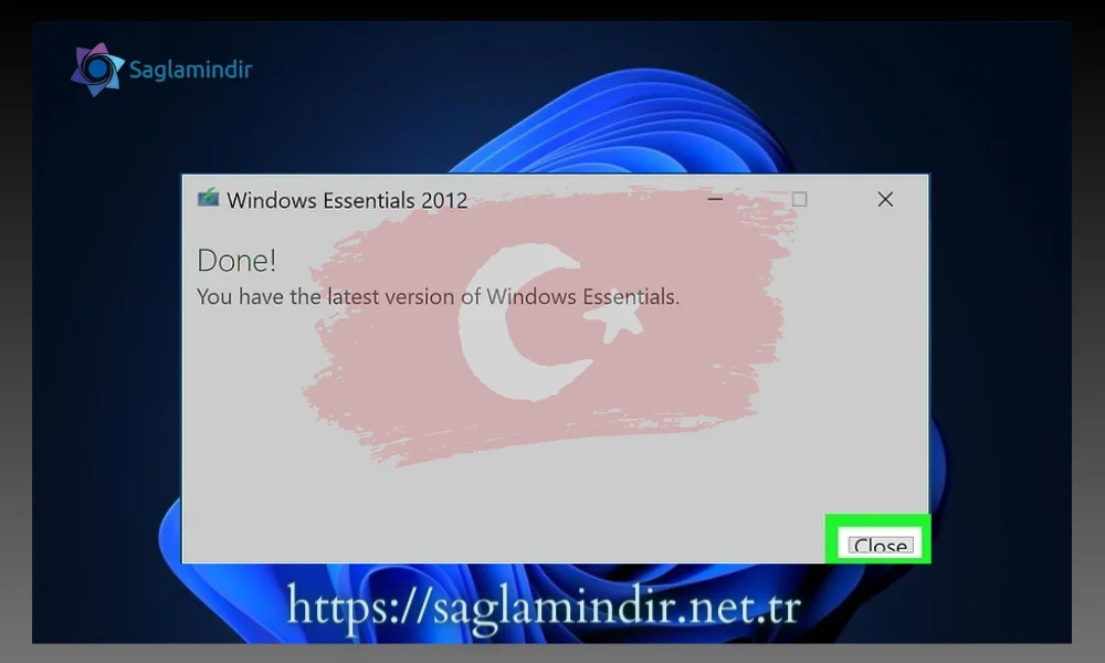 Windows Essentials yüklemesini sonlandırın