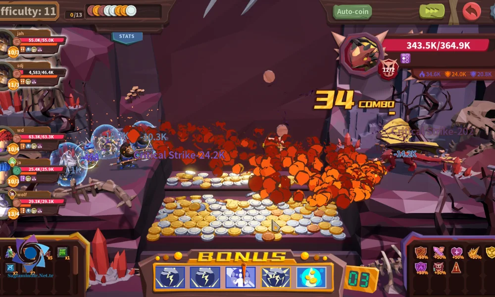 Coin Push RPG ücretsiz indir