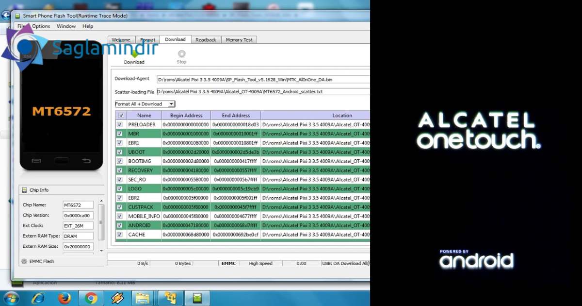 Alcatel A3A DA File