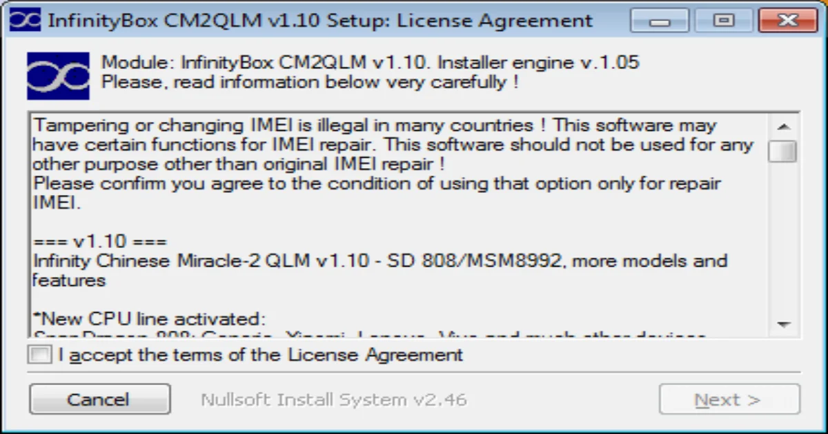 CM2 QLM Setup File Free Download
