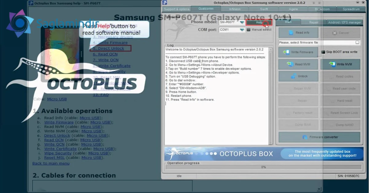 Octoplus Samsung Tool PC Free