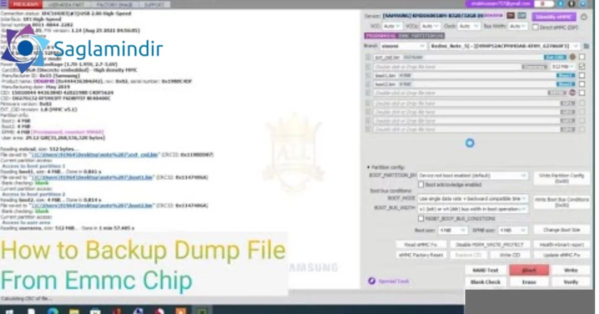 Samsung Dump File (eMMC Backup)