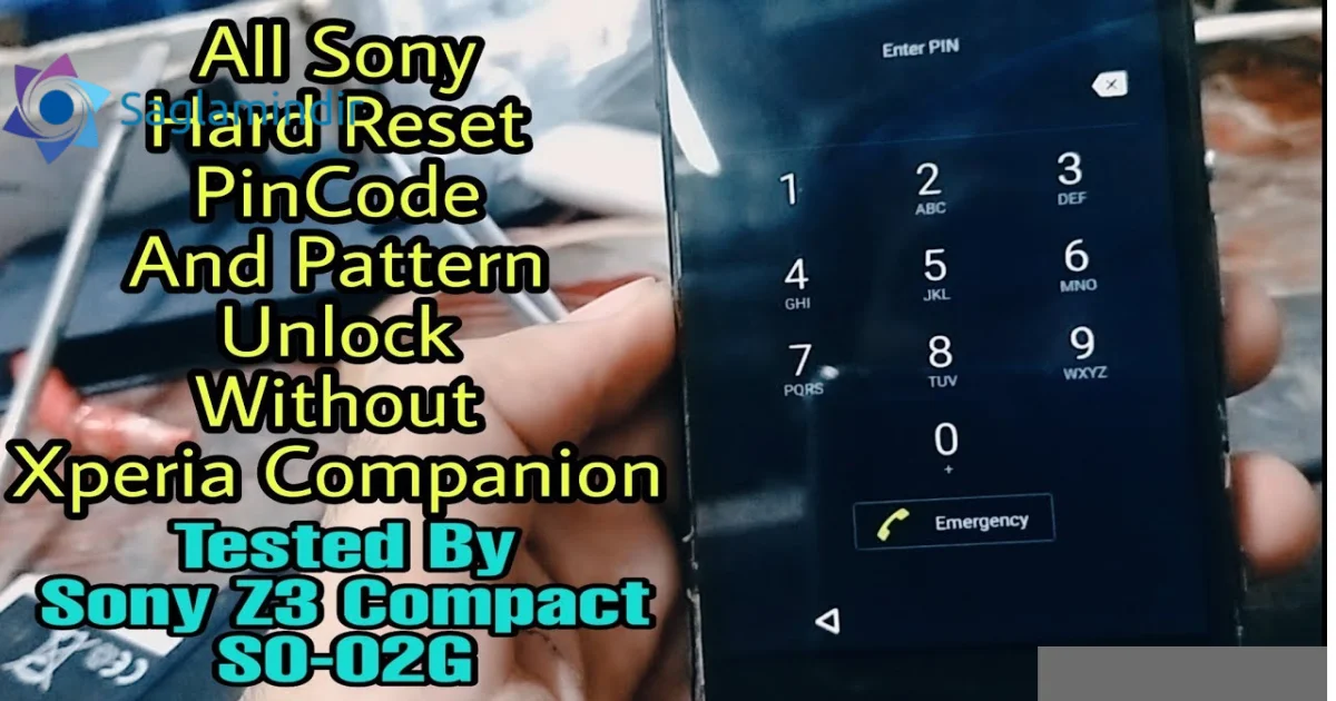 Sony Xperia C1504 Screen Lock Reset File