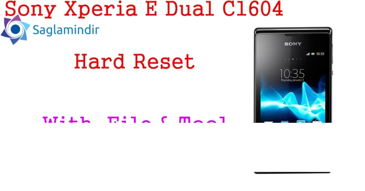Sony Xperia C1604 Screen Lock Reset File
