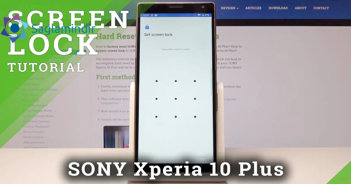 Sony Xperia E10a Screen Lock Reset File