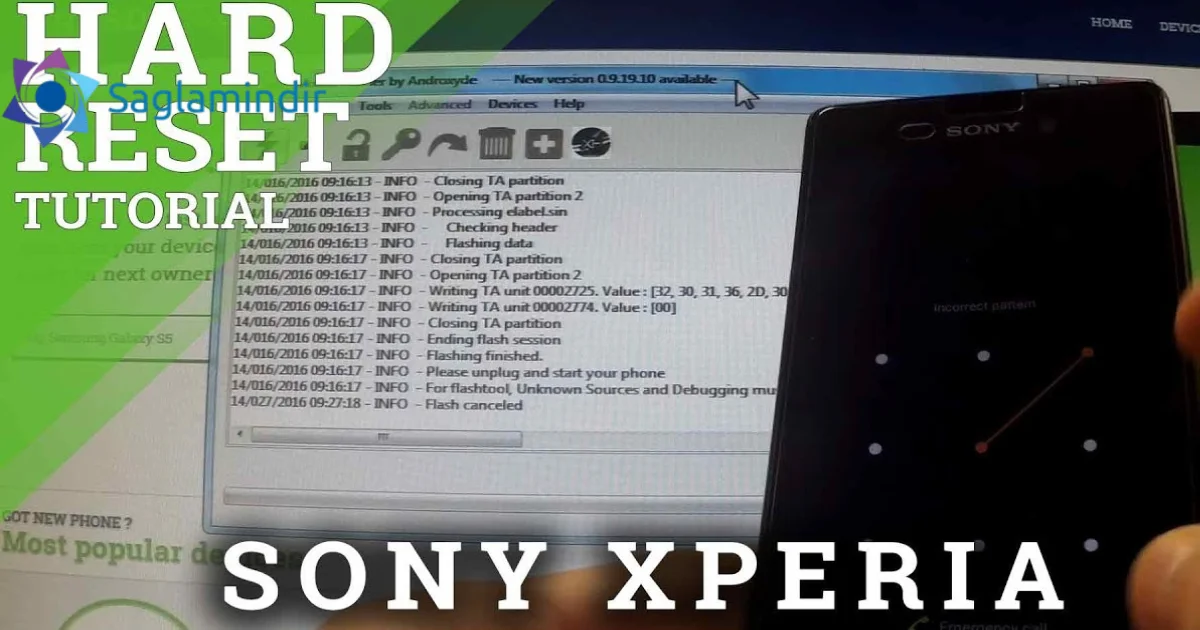 Sony Xperia LT29i Screen Lock Reset File