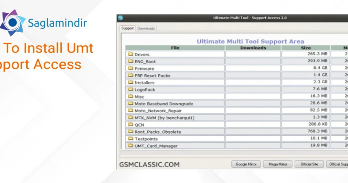 UMT Support Free Download