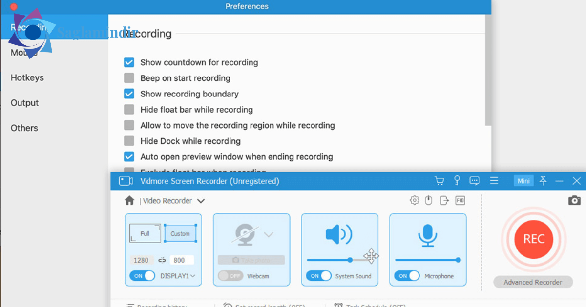 Vidmore Screen Recorder Full Indir
