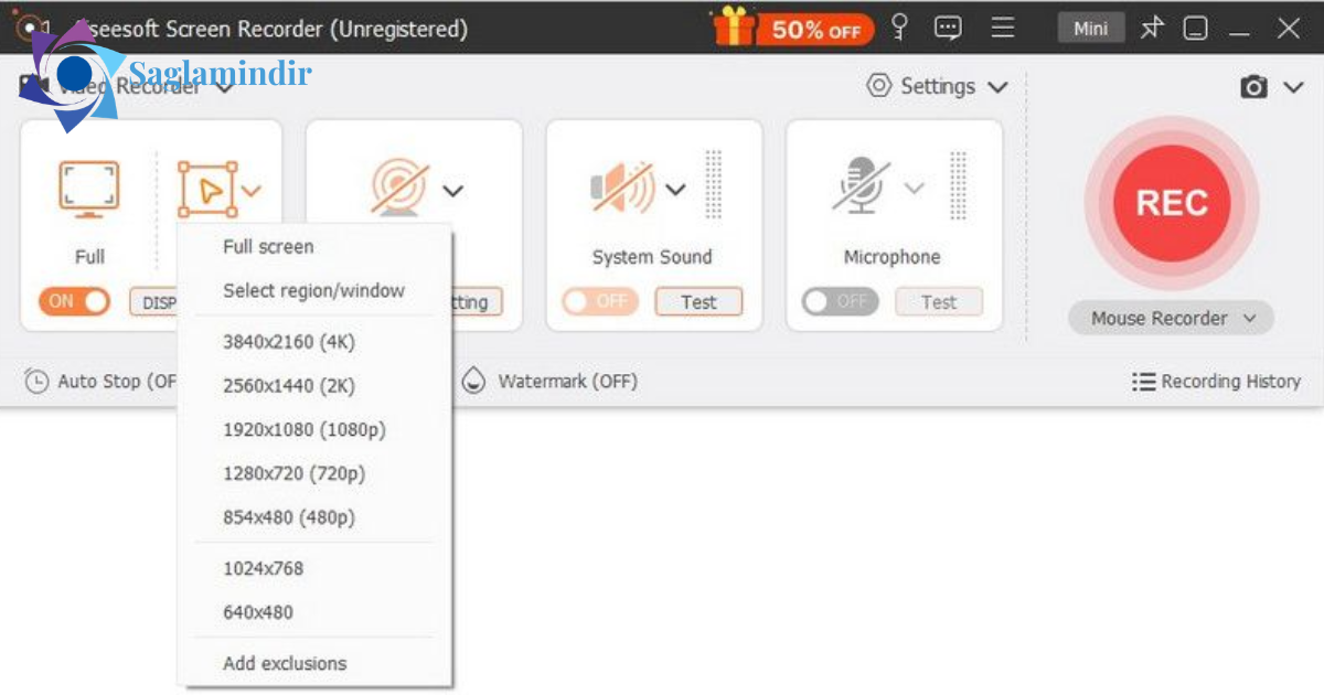 Aiseesoft Screen Recorder Full Indir