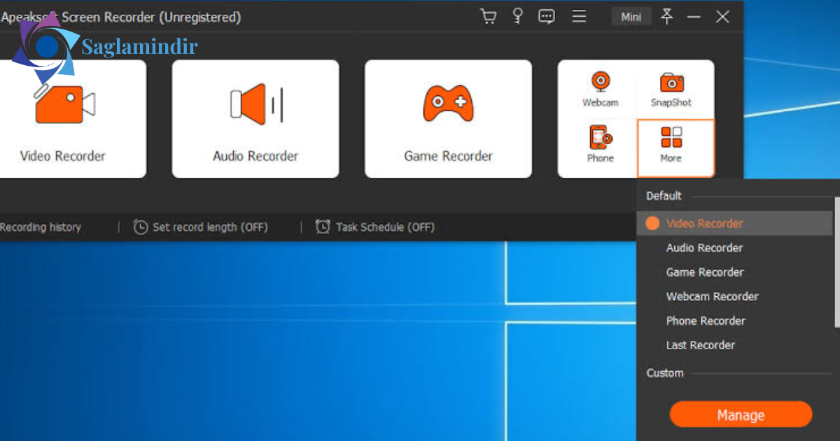 Apeaksoft Screen Recorder Full Indir