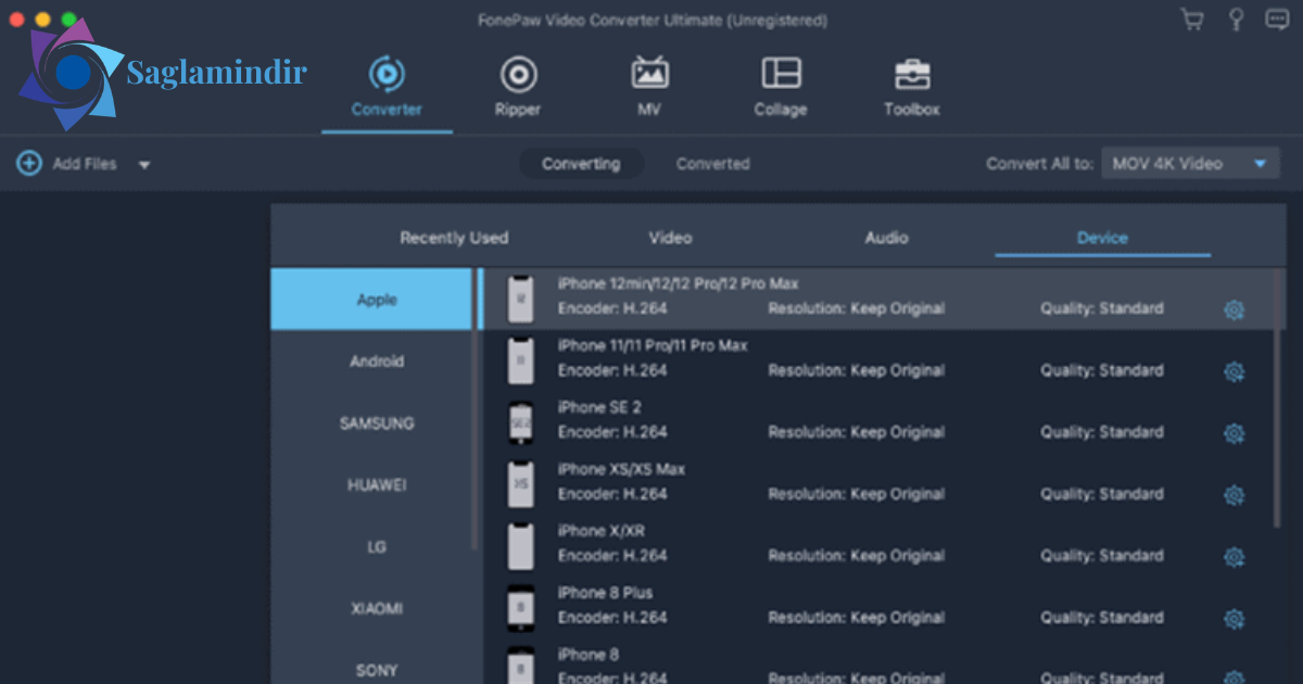 FonePaw Video Converter Ultimate Indir Full